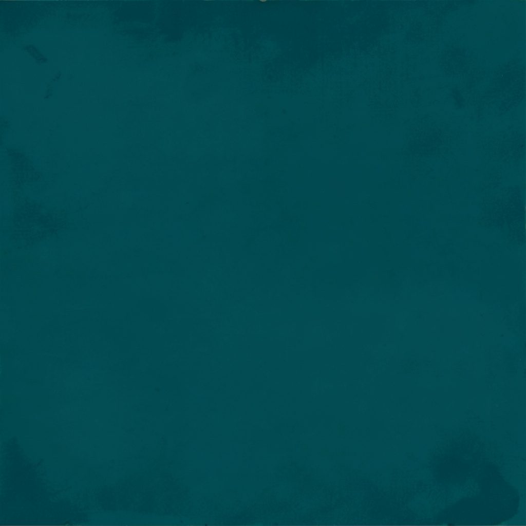 Flat illustration of a dark green circuit board with teal connectors and mounted components, calm technical mood